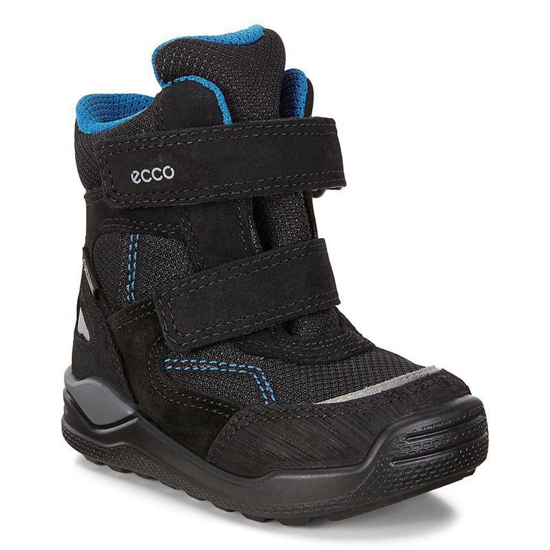 Kids Ecco Urban Mini - Boots Black - India XHDSQY157